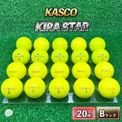 ロストボール　キャスコ　KIRA キラ スター　20球　年式混合　イエロー　Bランクのサムネイル