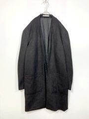 ZARA Faux Suede Long Coat, Size S/Black ◆■Women's