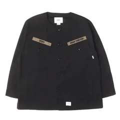 WTAPS ダブルタップス ジャケット ブラック 黒 サイズ:L  20AW ノーカラー ミリタリー シャツジャケット SCOUT / LS アウター ブルゾン 上着【メンズ】【中古】のサムネイル