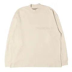 【新品】FEAR OF GOD フィアオブゴッド Tシャツ ベージュ系 サイズ:M  FOG ESSENTIALS モックネック ロングスリーブ Tシャツ  トップス カットソー 長袖【メンズ】のサムネイル