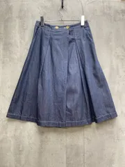 HUMAN WOMAN ヒューマンウーマン フレア デニムスカート sizeS/紺 ◇■レディースのサムネイル