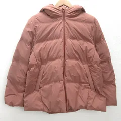 n■美品■ユニクロ/UNIQLO 211-452309 シームレスダウンパーカ■ピンク系【 XL 】LADIES/58【中古】のサムネイル