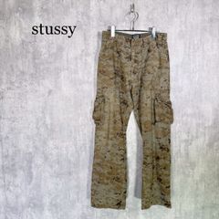 稀少】00s old stussy トライバルカモ カーゴパンツ y2k - メルカリ