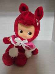 昭和レトロ デカぬいぐるみ IKB製 玩具問屋蔵出し品 赤いクマちゃん 40