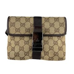 グッチ ウエストバッグ ボディバッグ ロゴ レザー ブラック 493869