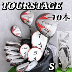 ブリヂストン ツアーステージ V101 メンズクラブ 10本 S 初心者 バッグ付き 入門 アイアン パター ユーティリティのサムネイル