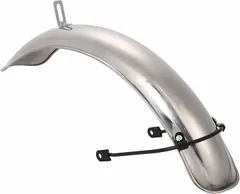 Partools スーパーカブ リトルカブ フロントフェンダー C50 C70 C90 対応 選択可 外装パーツ 補修 カスタム メンテナンス 泥除け リプレイス品 ABS製 ボルトオン (シルバー)のサムネイル