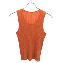 PLEATS PLEASE ISSEY MIYAKE プリーツプリーズ イッセイミヤケ プリーツタンクトップ PP74-JK628 オレンジ 3