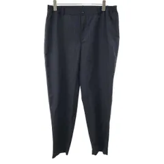 COMME des GARCONS HOMME DEUX コムデギャルソンオムドゥ 26SS ストライプウールイージースラックスパンツ DQ-P028 チャコールグレー XLのサムネイル