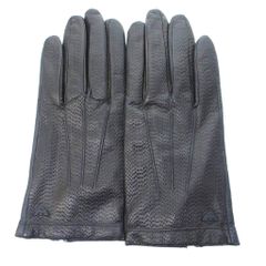 新品 EMPORIO ARMANI ハラコ レザーグローブ M 黒 - メルカリ
