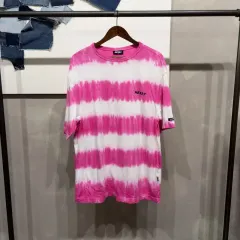 (110) ノルディ ストリート カジュアル タイダイ ロゴ バックプリント 半袖 Tシャツのサムネイル