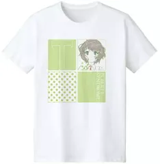 【中古】衣類 古賀朋絵 lette-graph Tシャツ ホワイト メンズXXLサイズ 「青春ブタ野郎はバニーガール先輩の夢を見ない」のサムネイル