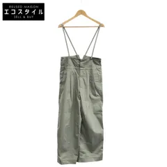 DRAWER　ドゥロワー　24SS グレー サロペット ワイドパンツ　36のサムネイル