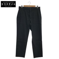 Theory 26SS 02-6106010 Black Stretch Linen Semi-Tapered Pants Size 32