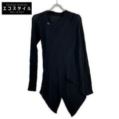 JURGEN LEHL J0101KB013 Black Asymmetrical Rib Knit M