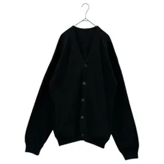 crepuscule(クレプスキュール) Moss stitch V/N cardigan 別注 モス ステッチ Vネック カーディガン 2401-026 M ブラック ONLY ARK別注のサムネイル