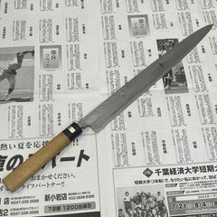 南常 和式切付型 筋引 牛刀 尺 30cm 切付 包丁 研ぎ済 八角柄 全鋼