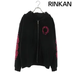 クロムハーツ  SWTSHRT HD ZIP バックホースシュー袖フローラルプリントダガージップパーカー メンズ Mのサムネイル