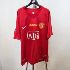 マンチェスターユナイテッド ユニフォーム Lサイズ AIG NIKE 赤 - メルカリ