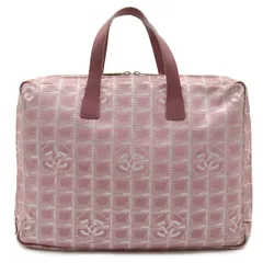 CHANEL シャネル ニュートラベルライン ビジネスバッグ ブリーフケース 書類カバン パソコンケース ナイロンジャガード ピンク A15974のサムネイル