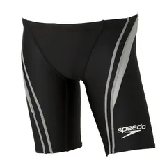 【新品】 Speedo(スピード) 競泳水着 FLEX ZERO II Junior Jammer ボーイズ WA承認 SCB62206F ブラック/シルバー 1
