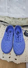 VANS キルティング スニーカー ブルー