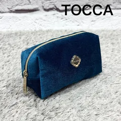 TOCCA トッカ ミニポーチ 小物入れ ベロア ゴールド金具のサムネイル