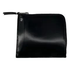 【新品】  COMME des GARCONS / コムデギャルソン | Mirror Inside エナメルレザー ミニウォレット | ブラック | メンズのサムネイル