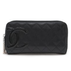 CHANEL カンボンライン マトラッセ ラウンドファスナー オーガナイザー