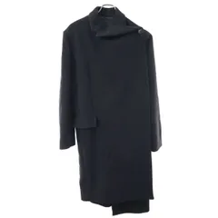 BALENCIAGA バレンシアガ 17AW ウールメルトン デフォルメーションオーバーコート 492067 TWJ08 ブラック 42のサムネイル
