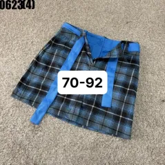 70-92 NIKE GOLF(ナイキゴルフ) | ブルー チェック柄 スカート (ヴィンテージ 0623)のサムネイル