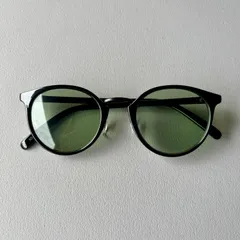 新品 送料無料 | BOSTON METAL BRIDGE SUNGLASSES | BLACK × OLIVE | TD-5019 | ボストン | メタルブリッジ | サングラス | オリーブレンズ | 鯖江のサムネイル
