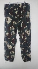 超美品】FIVE O. 青カモフラージュ柄 カーゴパンツ L(ファイブオー 