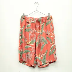 【USED】 VIRGOwearworks “Vintage mily hawaii shorts” / VINTAGE RED Size4(XL)のサムネイル