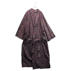 Christian Dior MONSIEUR(クリスチャンディオールムッシュ) 80's Paisley Cotton Gown Cardigan 80年代 ペイズリー コットン ガウン カーディガン パープルのサムネイル