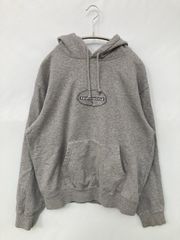 thisisneverthat ディスイズネバーザット パーカー S グレー 裏起毛