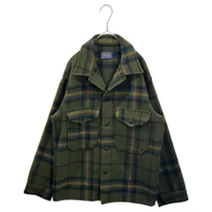 PENDLETON(ペンドルトン) 60's CPO JKT - Tartan check ウール ジャケット タータン チェック S オリーブ 60年代 ヴィンテージ ウールのサムネイル