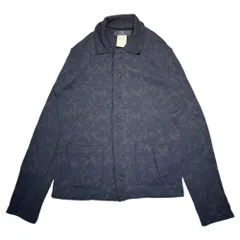 Y's(ワイズ) 92AW Vintage Floral Weave Small Collar Front Pocket Jacket ヴィンテージ 花柄織り スモールカラー フロントポケット ジャケット YS-T52-174 3(L程度) ブラックのサムネイル
