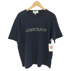 ロンシャン LONGCHAMP イタリア製 ラインストーン クルーネック 半袖 Tシャツ レディース import：L のサムネイル