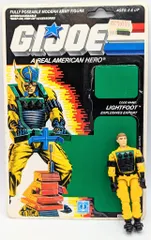 HASBRO FULLY POSEABLE MODERN ARMY FIGURE LIGHTFOOT/EXPLOSIVES EXPERT 3.5インチ