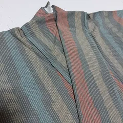 ポリエステル着物専門店in.style◆美品◆小紋着物◆単衣◆広衿◆身幅広め◆裄68cm◆丈163cmのサムネイル