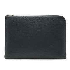 美品】カミーユフォルネ クロコダイル クラッチバッグ ブラック 