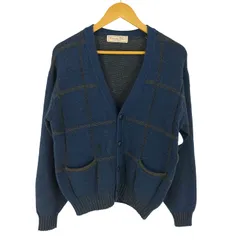 クリスチャンディオール Christian Dior MONSIEUR ウール100 チェックカーディガン メンズ import：M のサムネイル