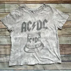 AC/DC Tシャツ　Hells Bells  タイダイ　バンドT  レディース　Lサイズのサムネイル