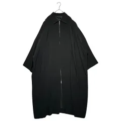 Y's(ワイズ) 02AW Wool Gabardine Zip-Up Super Long Coat ウールギャバジン ジップアップ スーパー ロング コート YM-C08-125 表記無(FREE) ブラック アーカイブのサムネイル