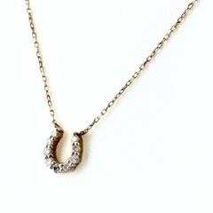 30日まで限定値下げ！4℃ K18WG ホースシュー ネックレス - メルカリ