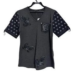 【美品】VALENZA SPORTS バレンザスポーツ レディース トップス 半袖 Vネック グレー 40サイズ J7のサムネイル