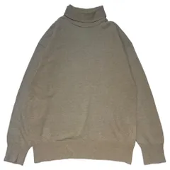 COMME des GARCONS HOMME(コムデギャルソンオム) 80's  Turtleneck wool blend knit タートルネック ウール ニット 本人期 表記なし(L程度) ベージュ 80年代 川久保玲のサムネイル