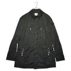 PEUTEREY(ピューテリー)  Polyester Sleeve Logo Hunting Long Jacket ポリエステル 袖ロゴ ハンティング ロング ジャケット CS01-2010-399 52(L~XL) ブラックのサムネイル