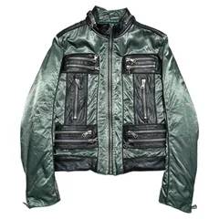 D&G(ディー&ジードルガバドルチェ&ガッバーナ) 07AW Archive Military Lamb Leather Nylon Jacket アーカイブ ミリタリー ラムレザー ナイロン ジャケット RB0066/TNMCY 46(S~M程度)のサムネイル
